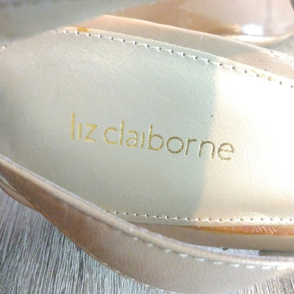 Liz Claiborne Abeline Tan Leather Slingback Shoe - Picture 8 of 12